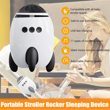 Baby Rocker Portable Baby Bouncer Can Play Lullabies To Help Babies Fall Asleep Baby Sleep Aid Newborn Essentials Best Gifts